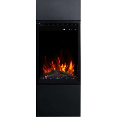 Milos 40 Lareira Elétrica Independente | Design Moderno & 1,5 kW Milos 40 Lareira Elétrica Independente| Design Elegante Preto & Aquecimento de até 1,5 kW