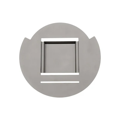 Placa de Montagem Preta para um Queimador Cocoon - Aço Placa de Montagem Preta para um Queimador Cocoon - Aço
