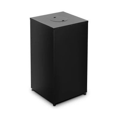 Capa para botija de gás Galio em aço preto. Capa para botija de gás Galio