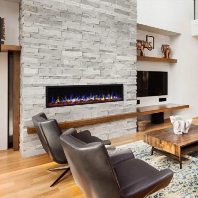 Premier Slim - Lareira Elétrica - Preta