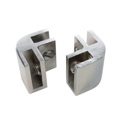 Suportes de canto para vidro de segurança para lareiras a bioetanol e lareiras a gás Suportes de canto para vidro de segurança para lareiras a bioetanol e lareiras a gás