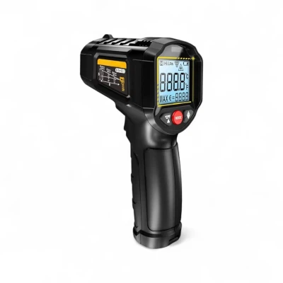 Termómetro a Laser ScandiCrust para Pizzas – Termómetro Infravermelho para Forno de Pedra de Pizza, -50°C a 530°C, Precisão de ±