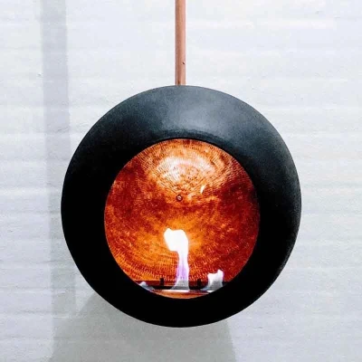 Merkur - Lareira a Bioetanol Suspensa no Tecto