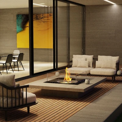 Square 22 - Kit de Inserção Queimador a Bioetanol