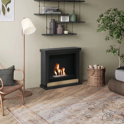 Lareira de bioetanol Hagen - Preto