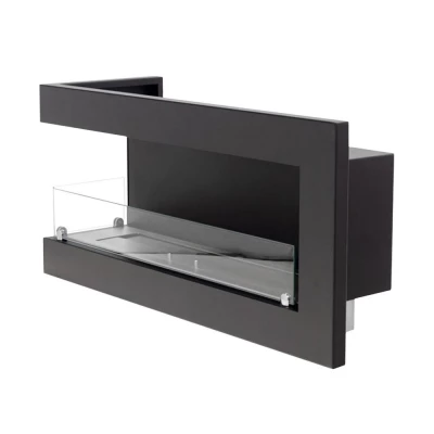 Lareira de canto voltada para a esquerda para instalação de 85 cm