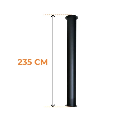 Tubo de montagem ScandiFlames Toronto 195 cm Tubo de montagem ScandiFlames Toronto 195 cm