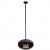 Lareira a Bioetanol suspensa no tecto Cocoon Aeris em Preto