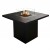 Lareira a gás de exterior Square Table da Planika para botijas de gás GPL
