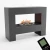 Glow Fire Fallada Cinzento - OMC 600 | Lareira a Vapor de Água Independente, Cinza, 120 cm x 90 cm x 40 cm