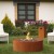 Lareira a Gás Planika Galio Star Corten Automatic para uso exterior