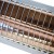 Aquecedor de Exterior de Parede 500-1000-1500 W - Prateado