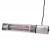 Aquecedor de Exterior de Parede 500-1000-1500 W - Prateado