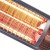 Aquecedor de Exterior de Parede 500-1000-1500 W - Prateado