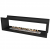 Icon Slimline Firebox FBDS2000 - Preto