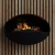 ScandiFlame Elétrica Kjos - Lareira Opti-myst Preta Montada na Parede