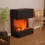 Glow Fire Kästner Preto - OMC 600 | Lareira a Vapor de Água Independente, 89 cm x 70 cm x 40 cm
