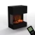 Glow Fire Kästner Preto - OMC 600 | Lareira a Vapor de Água Independente, 89 cm x 70 cm x 40 cm
