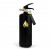 Extintor Preto 2 kg - Símbolo Dourado