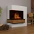 Glow Fire Planck Alto Lado Esquerdo - OMC 600 | Lareira Independente a Vapor de Água, 110 cm x 109 cm x 53 cm