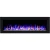Aflamo Pride 166 cm Lareira elétrica de parede com chamas LED
