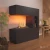 Schiller Pocket Black - Lareira Independente a Vapor de Água OMC 600 – Chama Realista, Design Ecológico