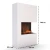 Glow Fire Tucholsky Canto Esquerdo Branco - OMC 600 | Lareira a Vapor de Água Independente, Branco, 91 cm x 150 cm x 35 cm