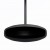 Lareira de bioetanol de teto Hein & Haugaard UFO-80 com acabamento em preto