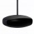 Lareira de bioetanol de teto Hein & Haugaard UFO-80 com acabamento em preto