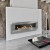 Icon Fires Nero 1450 - Lareira a Bioetanol Embutida - Aço